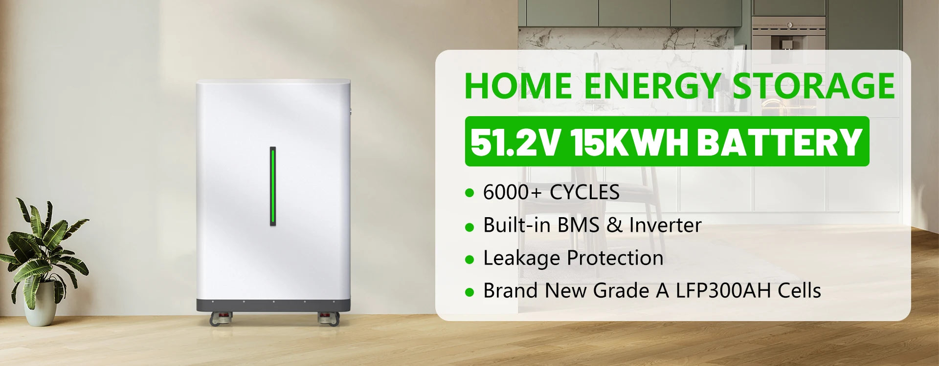LiFePO4 48V 300Ah Battery 15kWh 51.2V 200Ah 100Ah Lithium Battery Powerwall 6000+ Cycle CAN RS485 PL EU STOCK Home Energy Solar